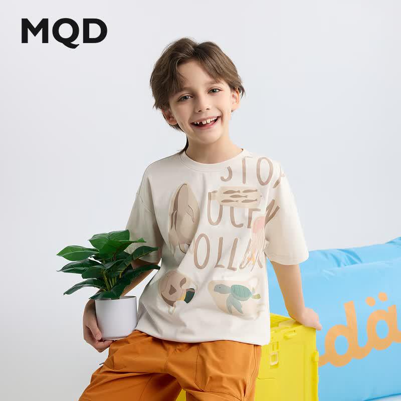 MQD Boys Summer Academy Style Cartoon T-Shirt 110