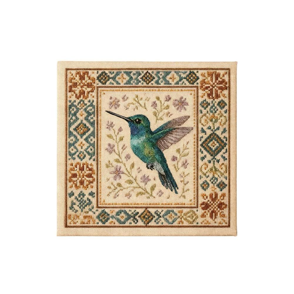 Набор для вышивания крестом «Птицы» своими руками с цветочным узором, Наборы для вышивания крестом, Искусство вышивки, Домашний декор, Подарки