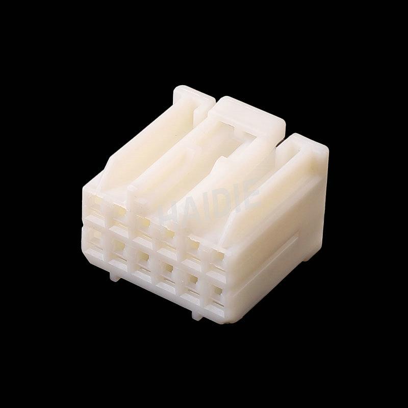12 Pin Female 1456599-1 Plastic Cable Wiring Harness Car Electrical Housing Automotive Auto Wire Connector Plug (White,12-core&12P) белый