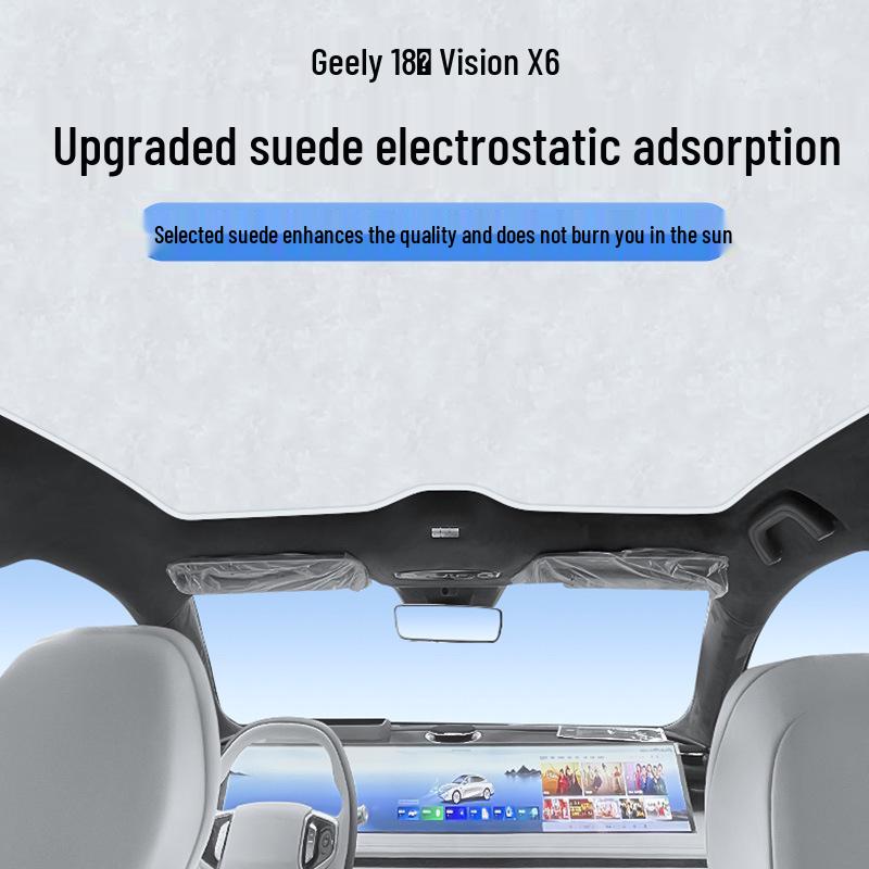 Geely 18 Vision X6 Sunroof Sunshade: Heat Insulation & Privacy Blocker