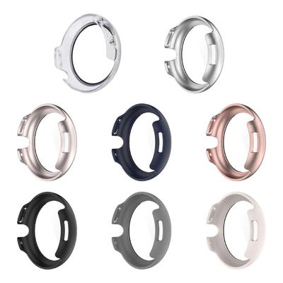 Smartwatch Shell Cover PC Glass Guard For Watch 4 41mm 45mm Screen Protector Frame Shell Safe Quick To Attach and Detach