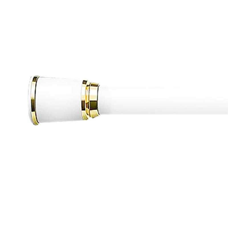 A20F-Extendable Telescopic Pole, Multi-Purpose Spring-Loaded Stick, Adjustable Hanger For Curtains And Bathroom белый