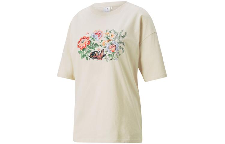 PUMA LIBERTY T Shirt Women s Birch Wood 532887-98 M