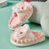 Fleece Children's Cotton Slippers Girls' Cotton Mop Thickened Warm and Non-slip Children's Slippers Indoor Autumn and Winter