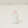 Castle Enterprise Cute Glass Craft Petit Series Snowman (Pink)