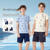 NIKE3BRAND Kids' Moisture-Wicking T-Shirt and Shorts 2-Piece Summer Set