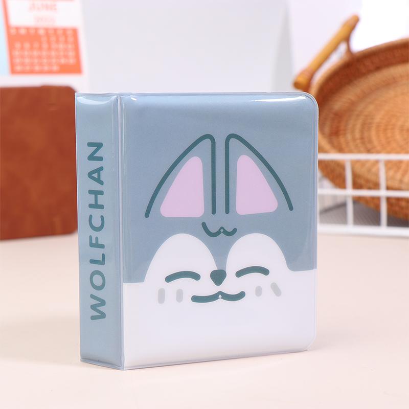 Cartoon Animal 3 Inch Album Photo Postcard Storage Album Idol Pictures Collection Card Binder Name Card Book Album