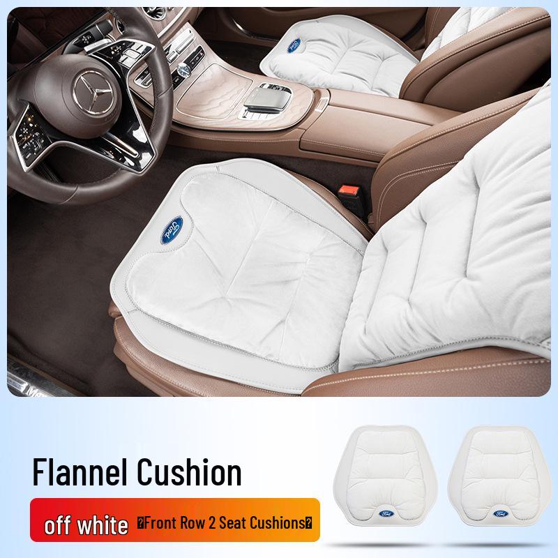 Flannel Lumbar Support Car Seat Cushion for Ford Mondeo, Fusion, Focus, Taurus