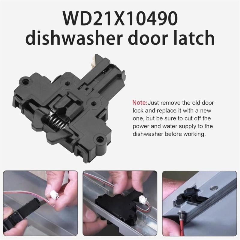 Dishwasher Latches Replacement Enhancing Safety Secure Closure Replacement Latches Door Lock Suitable for Multiple Models