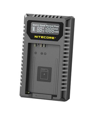 Nitecore UCN5 Dual-Slot USB-C QC Ladegerät für Canon LP-E17 Akku