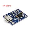5V 1A Micro USB 18650 Type-c Lithium Battery Charging Board Charger Module+Protection Dual Functions TP4056 18650