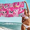 My Little Cartoon P-Pony Microfiber Beach Towel Absorbent Quick dry Soft Yoga Swimming Resort Mountain Climbing Towel