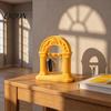 Key Holder for Entryway Roman Arch Holder, PLA 3D Printed Decorative Organizer Storage Stand with 3 Hooks, Table Tabletop