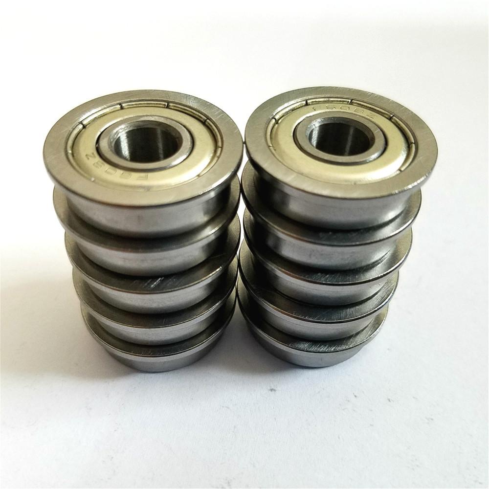 10ks Nové F608ZZ 8mm*22mm*7mm Kuličková ložiska s přírubou Metrická kuličková ložiska s přírubou
