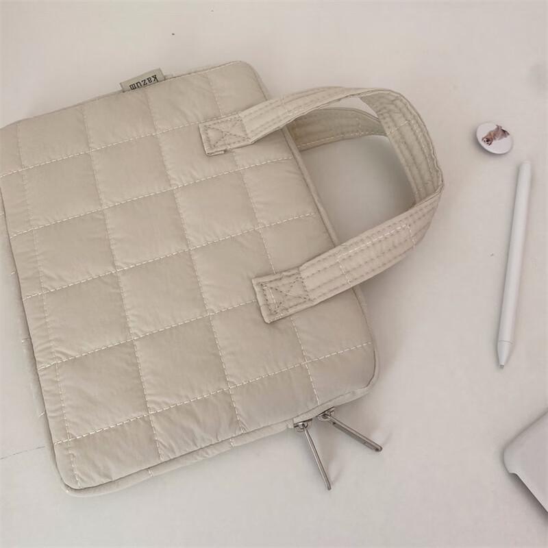 Li Shen Green Cotton Laptop & iPad Sleeve
