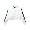 Air Track Jacket Satin Short Casual Women Jackets White BV4780-100