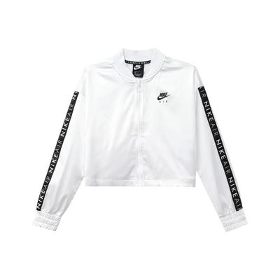 Air Track Jacket Satin Short Casual Women Jackets White BV4780-100
