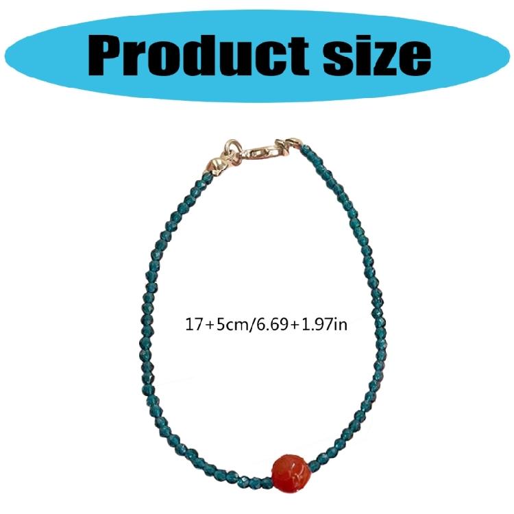 Stretchable Beaded Bracelet With Vintage Color Pattern Portable Stackable Jewelry Accessory for Adults Stylish Outfits