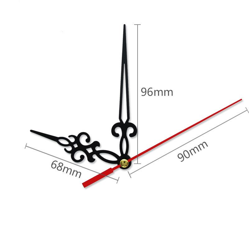 50Pcs Clock Movement Hands Accessories, Quartz Wall Clock Metal Needle Parts for Decor Painting Cross Stitch Clock