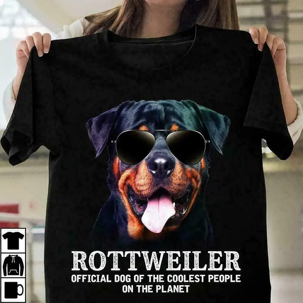Rottweiler Dog of The The Coolest People Dog Lovers Gift TShirt 100 Cotton ONeck Summer Short Sleeve Casual Unisexs Tshirt S