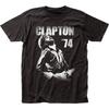 Eric Clapton 74 T Mens T Shirt Rock and Roll Music Classic Band Tee New Black Unisex T-Shirt