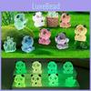 Whimsical Resin Panda Night Light Figurines For Garden And Office Decoration