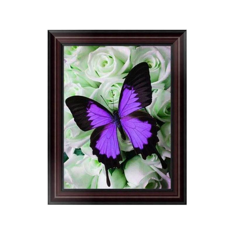 

DIY for Butterfly 5D Diamond Embroidery Painting for Cross Stitch DIY Craft Home