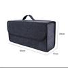 Foldable Felt Car Trunk Storage Box Dark Gray Car Organizer Stowing Tidying Box