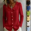 Women S Solid Color Long Sleeve Shirt Ol Commute Blouse