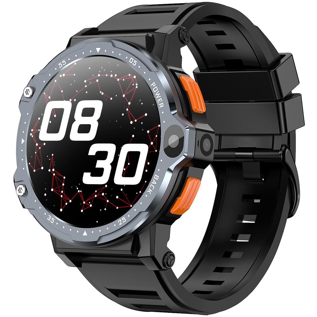 PG999 Men's Smartwatch 4G/5G SIM Card Android Phone Features GPS Navigation WiFi Video Camera Compass Waterproof Answer Call