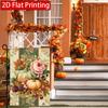 2D Flat - 2D Flat Thanksgiving Garden Courtyard Flag_ Thanksgiving Halloween Holiday_ Autumn Decoration Large Garden Flag__3 (1)- Outdoor Garden Flag 