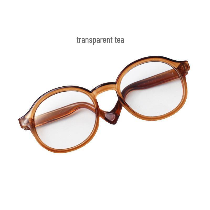 20cm Plush Doll Accessories: Cotton Doll with Round Sunglasses