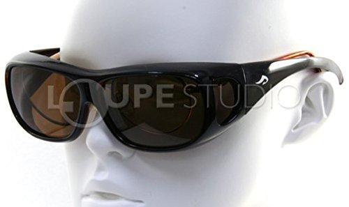 Ax Fit Over Sunglasses Sunglasses Over Glasses BR/Crystal Brown SG-602P