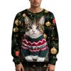 Men's Christmas  Printed Collar Sweater