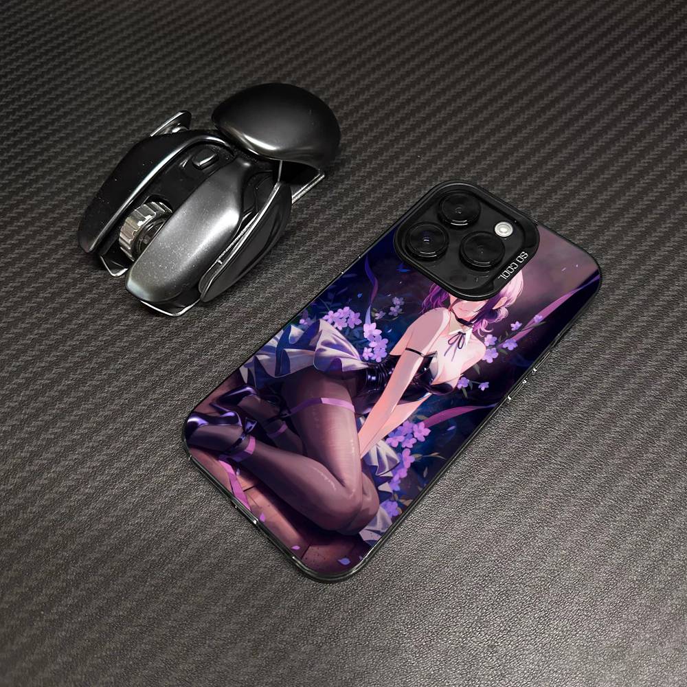Anime Chainsaw Man Reze Arc Handyhülle Für IPhone 17 16 15 14 11 12 13 Pro Max Pro Plus Farbige Silberne Hülle