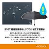 PRODUCK Folding Automatic 10 Storage Large Enough for Two People Umbrella, Large, One-Touch, Open/Close, Ribs, Durable, Pouch, 138cm, Black,