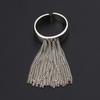 Silver Color Simple Geometric Multilayer Tassel Handmade Opens Ring for Women Men Fashion Personalized Party Jewelry