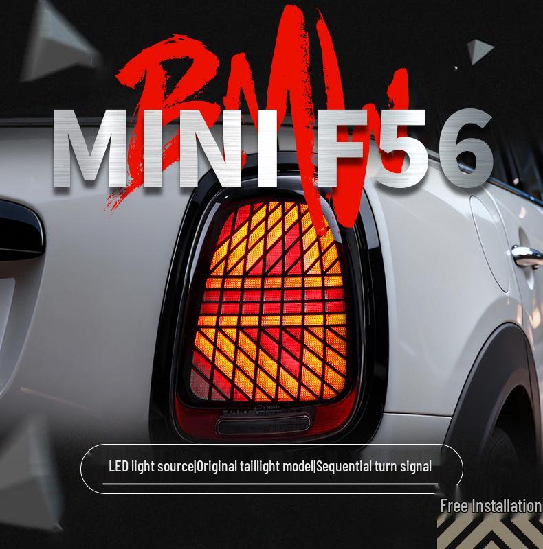 LED Tail Light Assembly for BMW Mini F56/F55/F57 - Features Daytime Running Lights, Brake Lights, and Turn Signals