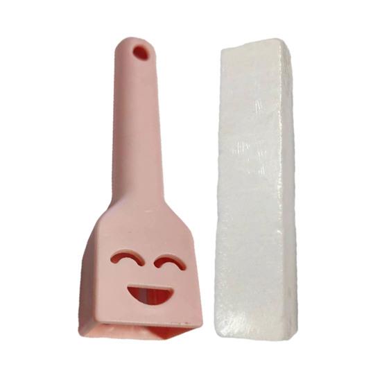 Pumice Stone Toilet Bowl Cleaner with Handle Efficiently Removes Hard Water Rings Calcium Buildup Pumice Stone Scrubber