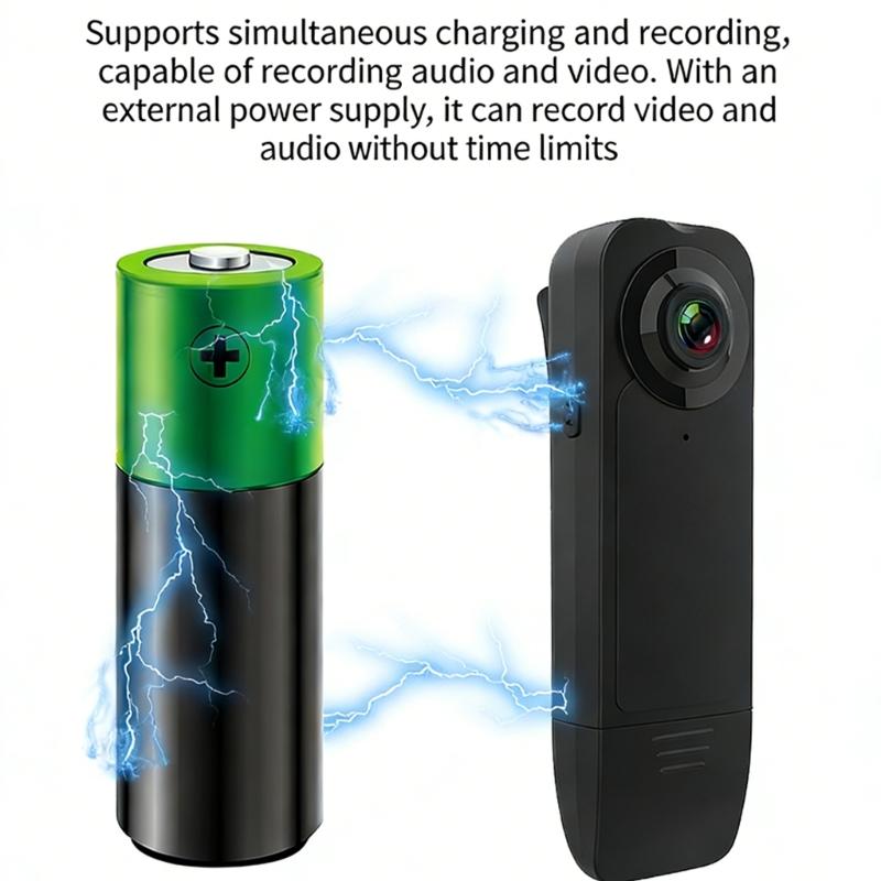 Clear 1080P Action Camera Created From Shockproof ABS Material For Active Sports