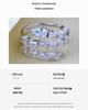 Zhuozhifan S925 Silver Three-Row Pave Snake Ring for Women
