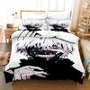 3D Printed Anime Tokyo Ghoul Bedding Set Duvet Cover Kaneki Ken Double Twin Full Queen King Adult Kids Bedclothes Quilt a Cover