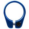 31.8 34.9mm Aluminum Alloy Ultralight Bike Seat Tube Lock Clip Bicycle Seatpost Clamp(Blue 31.8mm )