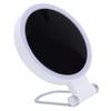LED Magnifying Travel Mirror Double Side Handheld Mirror with 1X 10X Magnification with 3 Color Lights Modes