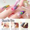 3D 0.7MM Quick Dry Essentials Nail Art Pens Set Spring Summer for Nail Art Design Acrylic Paint Makers Drawing Point Liner Pen Dotting Tools