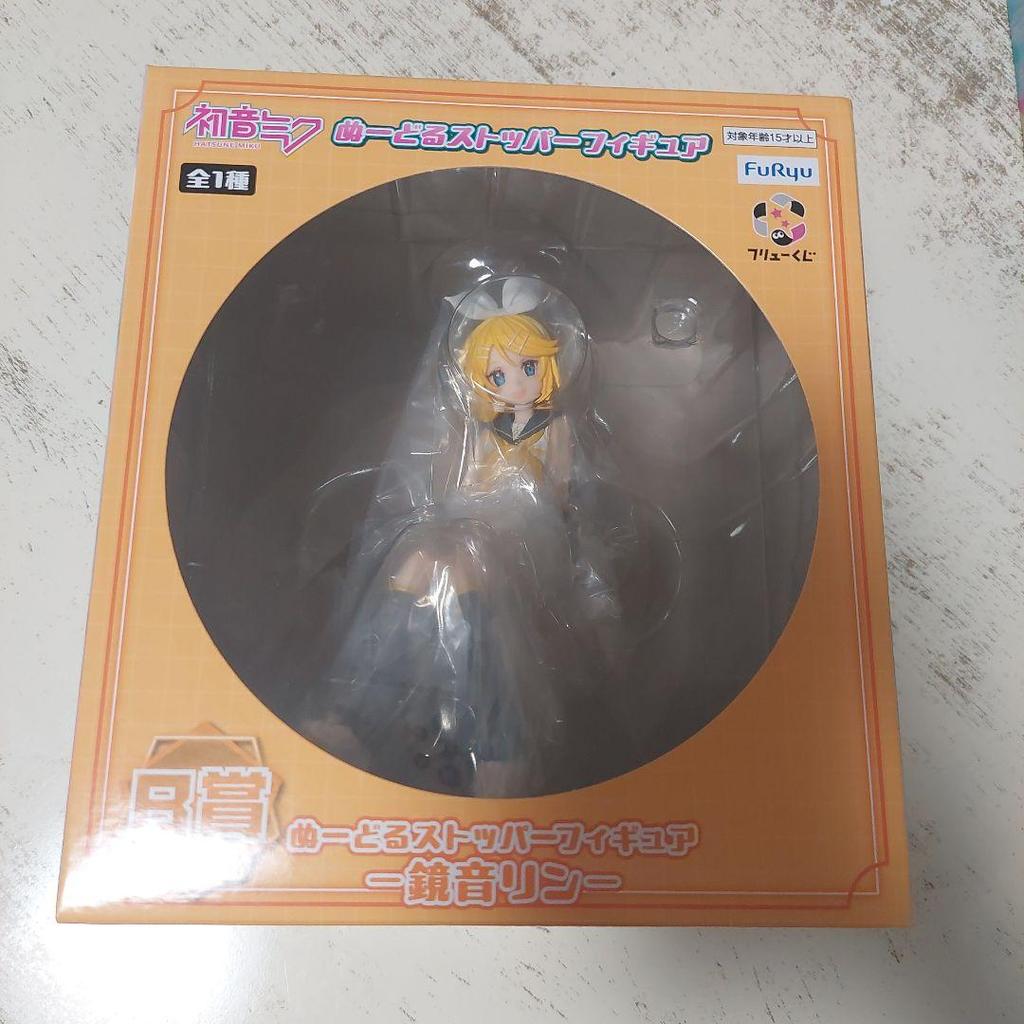 [USED] Hatsune Miku Noodle Stopper Figure B Prize Kagamine Rin