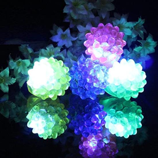 Iroiro House 36 Fruit Perfect for and Night Market Prizes Light-Up Rings, Rings, Glow-Up Toys, Christmas, Halloween, Parties, Festivals,