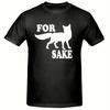 Men's T-shirt Funny Oh for Fox Sake Gift Meme Cotton Tee Streetwear Oversized Short Sleeve Unisex All-season Harajuku O-Neck Top