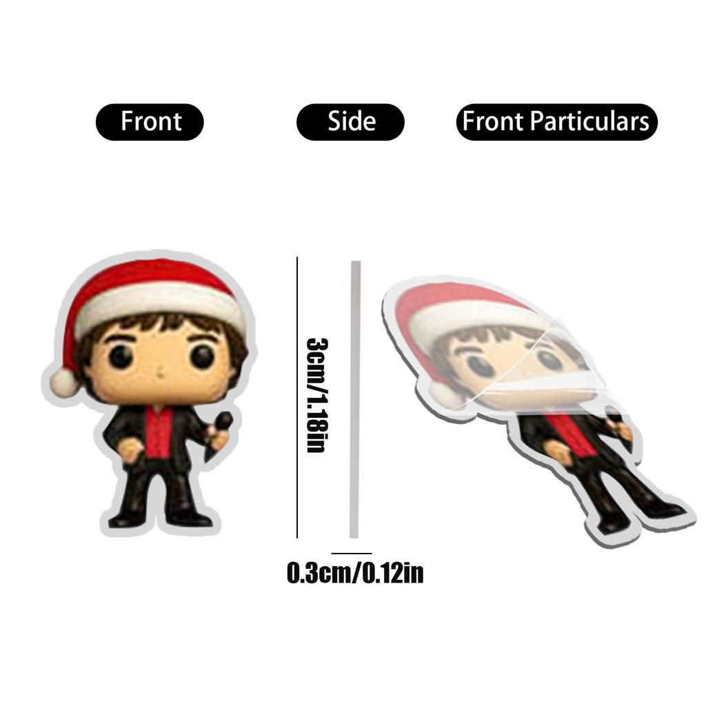 2025 Advent Calendar, 24 Days Christmas Advent Countdown Calendar With 24 Pcs Ornaments, Chill Daily Surprises, 2D Acrylic Ornaments Christmas Decor