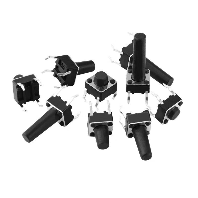 Huijun 4-Pin Vertical Tactile Micro Switch